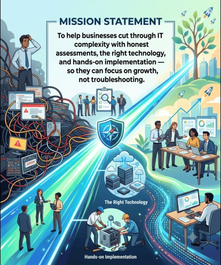 AT Global mission: helping businesses simplify IT complexity with practical technology and implementation